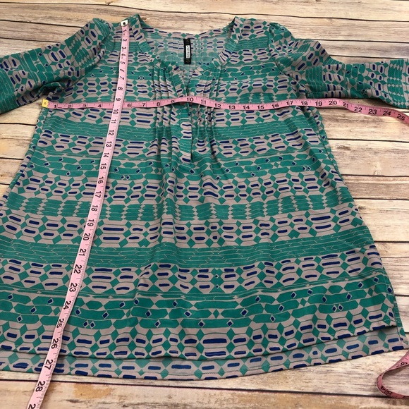 Plenty by Tracy Reese geometric blouse - Picture 5 of 6